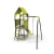 Import Wooden plastic kids swing toy slide  and swing set outdoor courtyard from China