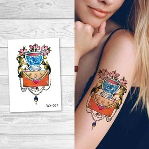 WX- 007 Custom Beauty Tattoo Sticker Body Art for Sale