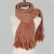 Import Xus Korean Women Winter Scarf Wild Long Thickening Knitted Wool Warm infinity scarf from China
