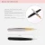 Import Yaliao Makeup Black Stainless Steel Eyebrow Face Nose Hair Clip Tweezer Remover Stainless Steel Tweezers from China