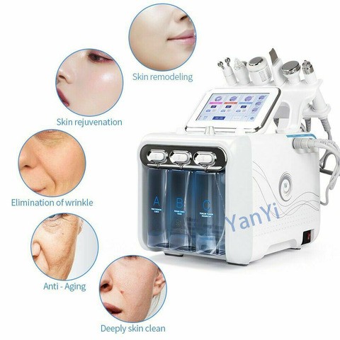 YanYi 6 in 1 Oxygen Water Jet Facial Hydro Skin Rejuvenation Beauty Machine