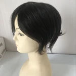 yefinewig. human hair system women hair pieces toupee mono with pu