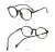 Import YOMORES Korea Design Round Eyeglass Frame TR90 Optical Frames Unisex Myopia Eyewear from China