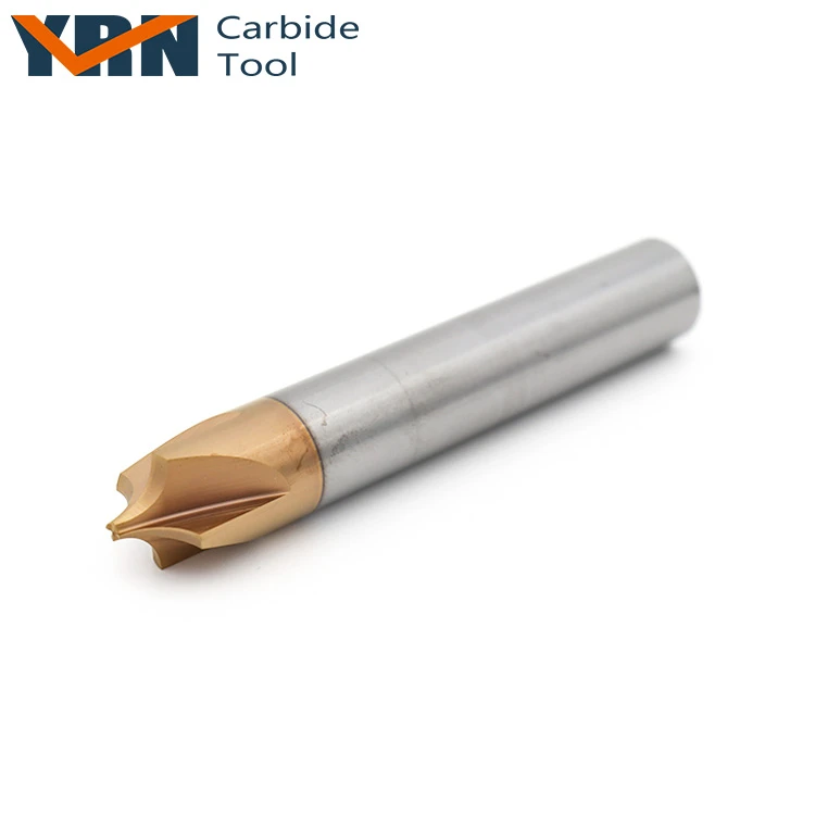 YRN Herramientas Para Corner Round Bit End Mill Solid Carbide Milling Cutter