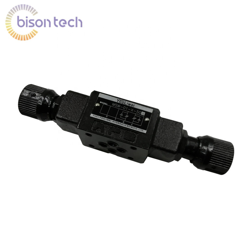 Buy Yuken Series Msw-01 Throttle And Check Modular Valves Hydraulic ...