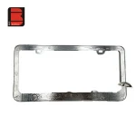 zamac zinc alloy custom made license plate Frame die casting service automobile accessories