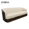 Zhida design light luxury house villa furniture living room sofa set