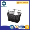 ZONGWAY City Bicycle Basket Top-selling Black Bike Baskets Steel Wire Strong Bicycle Front Basket CLMBGM031