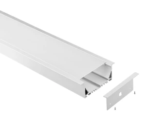 Recessed Aluminum LED Profile Large Size Profile for Ceiling Lighting 91*35
