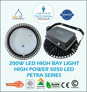 Ba200 Led Technology Buy 200 Watt Led High Bay Light Petra Model from LIGHTRONIX TECHNOLOGY ...