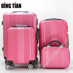 China trolley factory price handbags luggages flower print luggage flowered suitcase