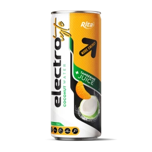 Tangerine Infused Coconut Water Drink 250ml Can