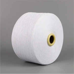 Keshu China manufacture oe dyed recycled cotton yarn NE6s/1 bleached white knitting gloves yarn