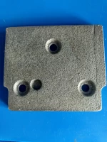 Food mixer base counterweight