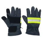 Fire Resistant Gloves for Firefighter,Fire-resistant and flame-retardant fireproof and heat-insulating thickened