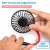 Import Mini USB Portable Fan Neck Fan Neckband With Rechargeable Battery Small Desk Fans from China
