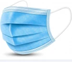 CE Premium 50pcs Per Box Packaging 3ply Disposable Earloop Medical Surgical Face Mask with 3 ply Non Woven