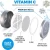 Import AquaHomeGroup Luxury Filtered Shower Head (Metal) 2 Cartridges Vitamin C + 5 Shower Caps from USA