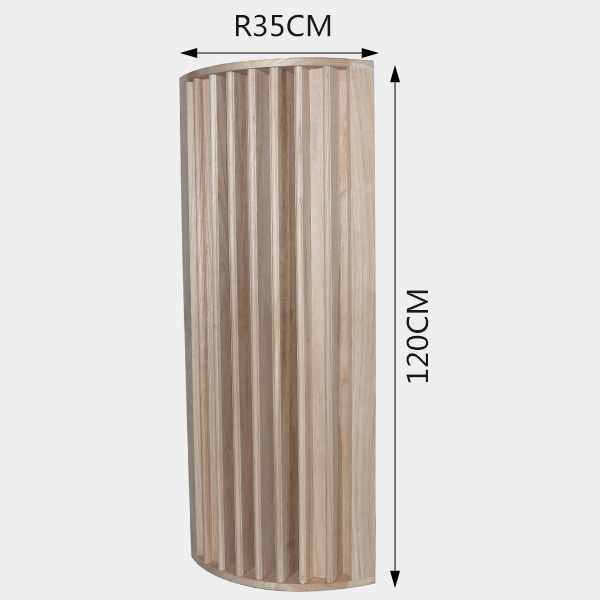 Buy Wooden Bass Trap Acoustic Panel Diffusion Wall Soundproofing ...
