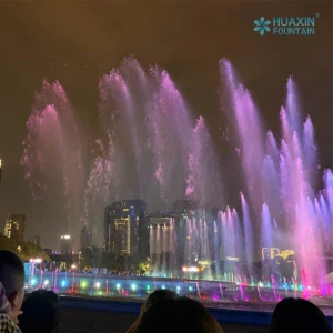 Dancing Fountain with Programmable Water Effects