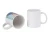 Import mugs blanks sublimation transfer white mug with heart ceramic mugs from Singapore