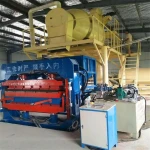 Expanded Perlite and Vermiculite Fireproof Door Board Production Line / Making Machine