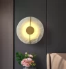 Modern Nordic brass led wall lamp with marble