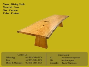 Dining Table Suar Wood