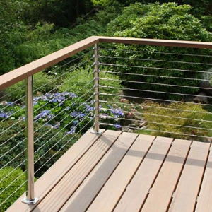 YD Easy DIY Exterior Stainless Steel Wire Railing Cabl Balustrades Systems