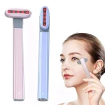 Home Advanced Skincare Wand with Microcurrent+Red Light Therapy+Facial Massage+Therapeutic Warmth for skin care device