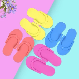 Multicolour Disposable Rubber Flip Flops