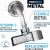 Import AquaHomeGroup Luxury Filtered Shower Head (Metal) 2 Cartridges Vitamin C + 5 Shower Caps from USA