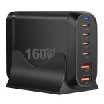 Multiple Output Desktop Charger with Total 160W Output Power