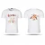 Import Soft Touch Polyester White 200g Modal Polyester Wholesale Cheap T Shirts Blank For Sublimation Printing from China