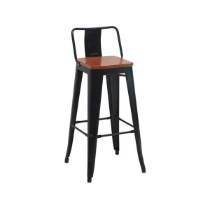 Multi-Colored Short Back Iron Bar Chair DB-M01