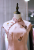 Import Light Pink Silk Hand Painted Qipao Dress from China