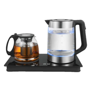 In stock for whosale and retail 1.8L +1.2L electric kettle tea maker for kitchen OEM/ODM
