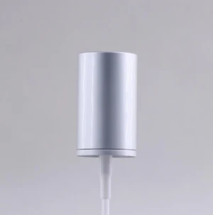 20/410 matte silver custom color aluminum material lotion cream pump