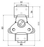 Big Butterfly Lock Cylinder