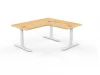 Modern Sit/stand L shaped corner desk Cost-effective