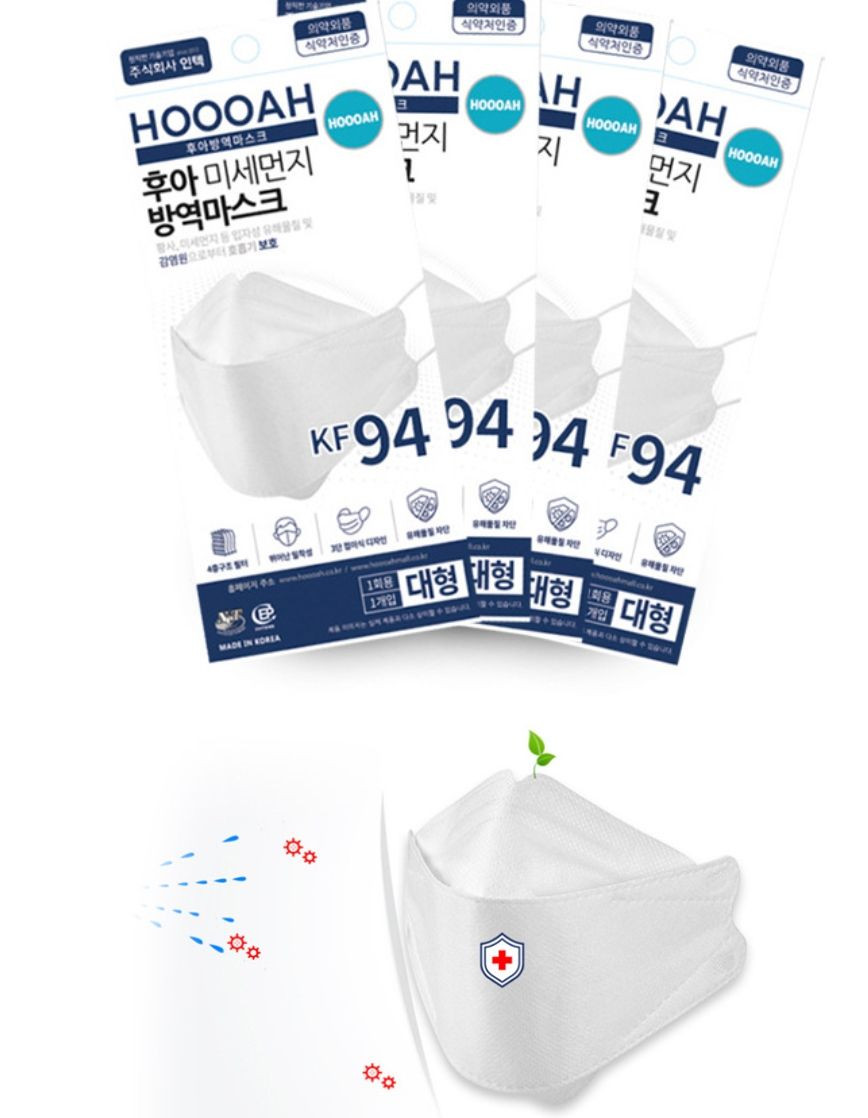 Buy Kf94 Mask 4ply Fish Shape Face Mask from BRADE.INC, South Korea