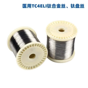 Factory wholesale Medical Titanium Wires, 99.9% grade pure titanium wire for medical device