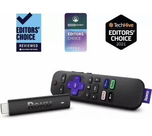 New Voice Remote Roku Streaming Stick 2021 Device 4K HDR Dolby Vision