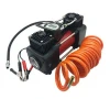 12V heavy duty double cylinders tire inflator car air compressor with digital gauge