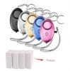 Safety Alarm Device Mini Sos Personal Alarm Keychain with LED Light LED Portable Emergency Whistle Keychain Finder