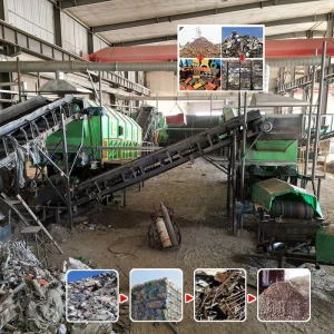 Construction and Decoration Waste Separation Machine Waste Management Solutions Waste Sorting Recycling Plant