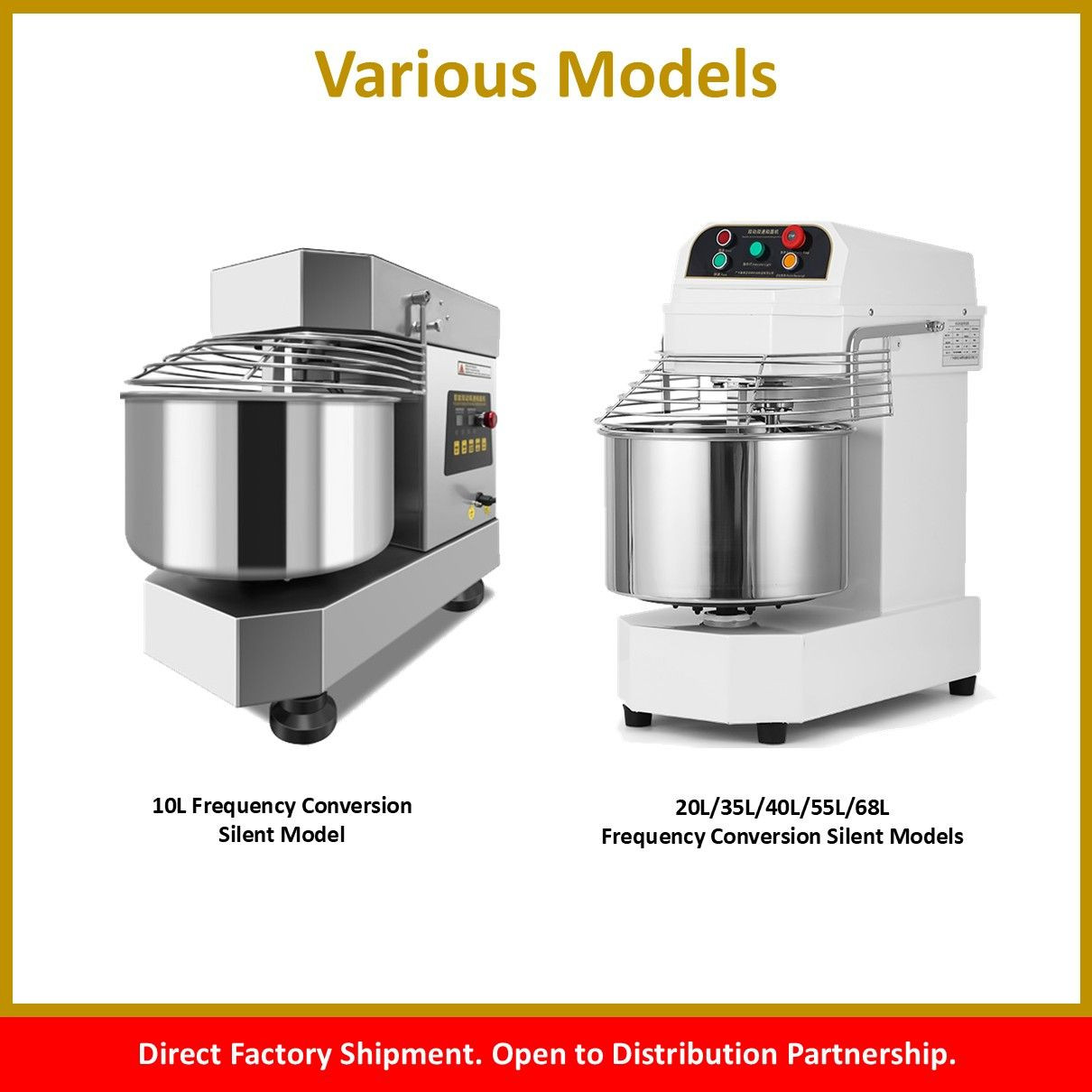 Buy Commercial Spiral Dough Mixer Series from YF Selections, Singapore ...