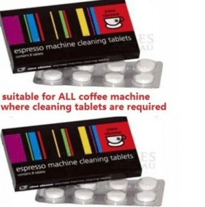 2x BREVILLE Espresso Coffee Machine Cleaning Tablets Cleaner Cafetto Cino Cleano