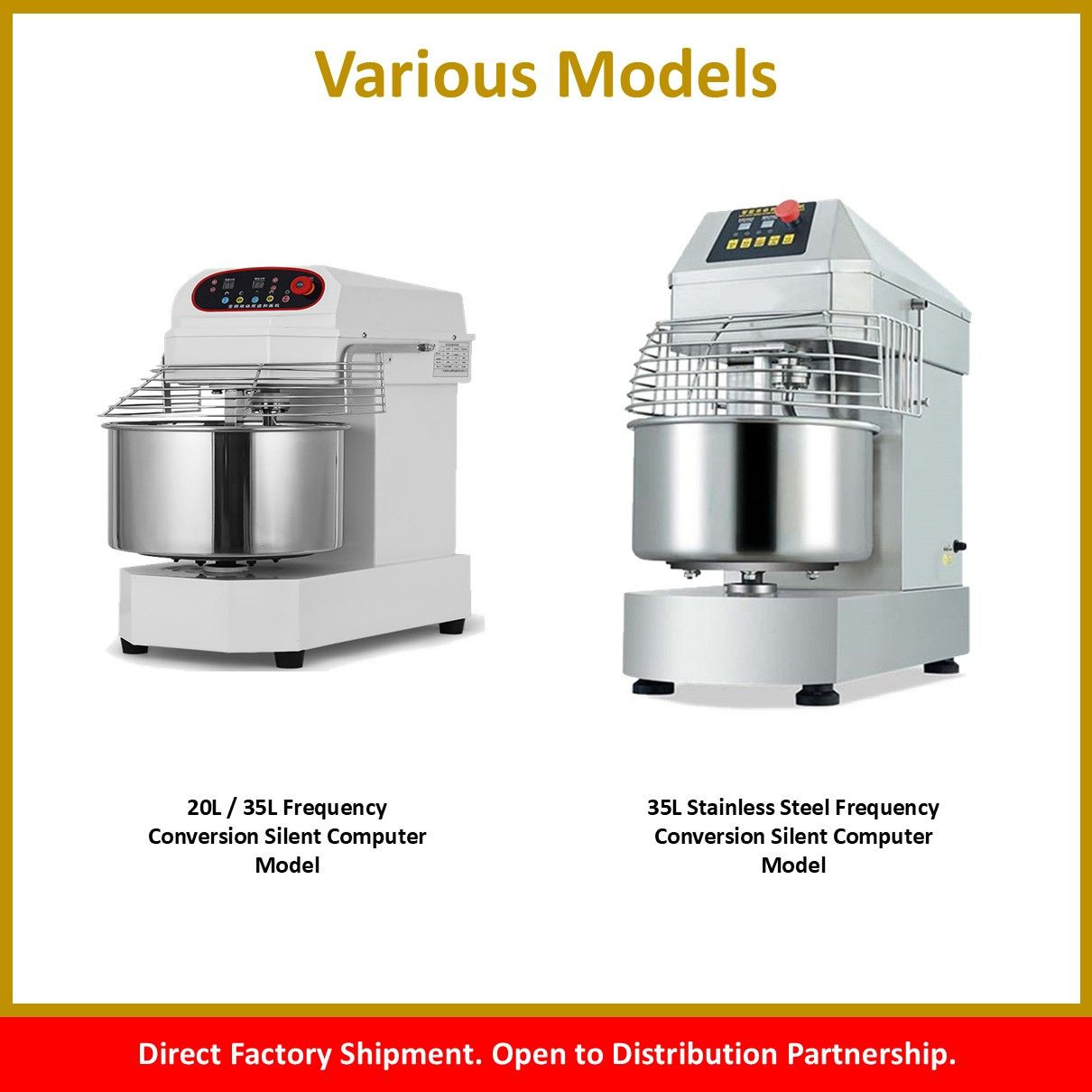 Buy Commercial Spiral Dough Mixer Series from YF Selections, Singapore ...