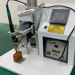Semi-Automatic Soldering Machine  for PCB Plug Wire , USB Connector, Hall Sodering Wire– Automatic Tin Feeding Equipment